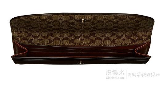 COACH 寇馳 Crossgrain Leather Soft 長款錢包