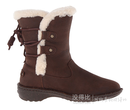 5碼！UGG Akadia女士小羊皮高幫綁帶雪地靴