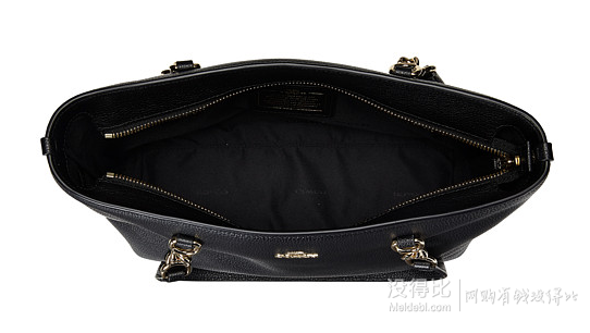 COACH 蔻馳Pebbled Small Sophia女士真皮托特包 經(jīng)典黑