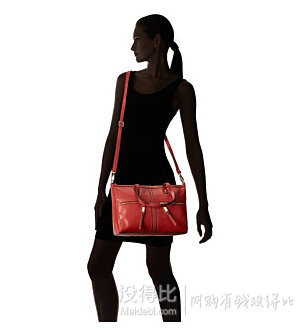 Tommy Hilfiger 女士真皮大號(hào)單肩手提包 2色