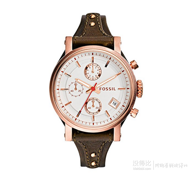 Fossil ES3616 復(fù)古玫瑰金女表
