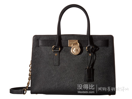 MICHAEL Michael Kors Hamilton女士經(jīng)典大號真皮鎖頭包