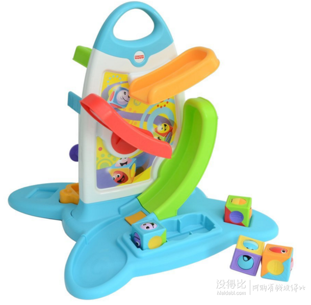 prime會(huì)員！Fisher-Price 費(fèi)雪 BFH57 奇趣積木玩耍墻 128.44元（169元，2件8折+9.5折）
