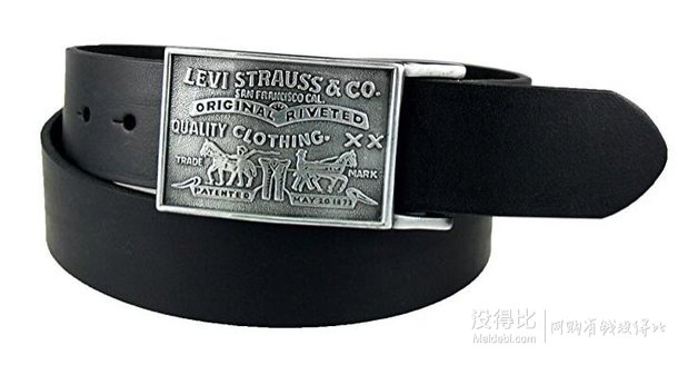 Levi's 李維斯 男士復(fù)古帶扣真皮皮帶