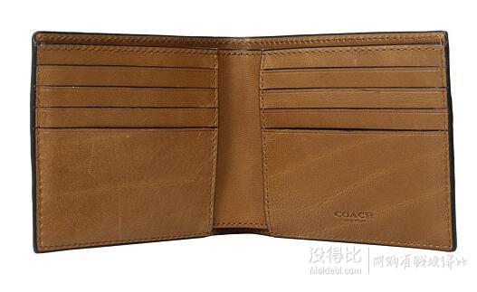 COACH 蔻馳 Modern Varsity Stripe Compact ID 男士錢包