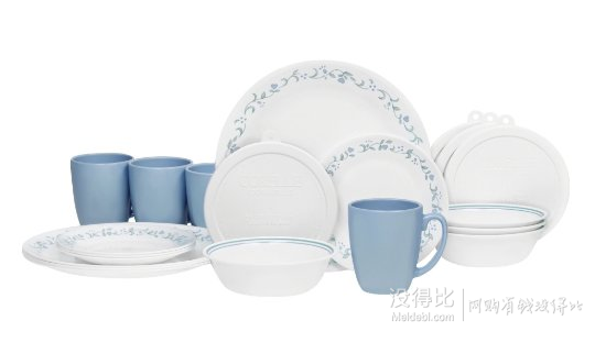 中亞Prime會員！ Corelle 康寧餐具 Livingware Dinnerware 20件套餐具套裝  