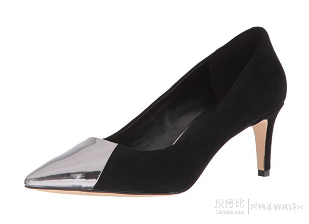 37.5碼！Nine West 玖熙 Scenery 女式麂皮高跟鞋