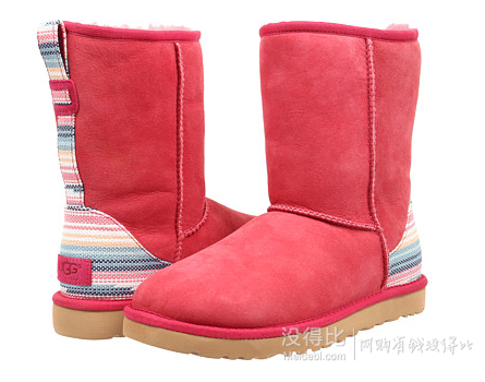 UGG Classic Short Serape女士經(jīng)典中筒雪地靴