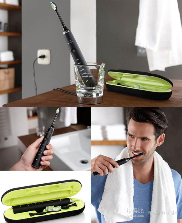 PHILIPS 飞利浦 Sonicare HX9352/04 钻石亮白型 电动牙刷+HX9322/14 电动牙刷+凑单品 1803.9元包邮