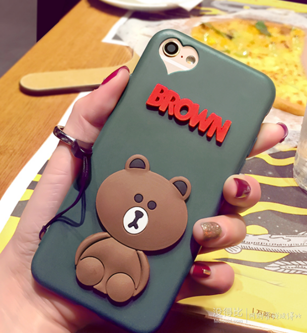 送挂绳:dodofish 苹果6S手机壳硅胶软壳9.9元包