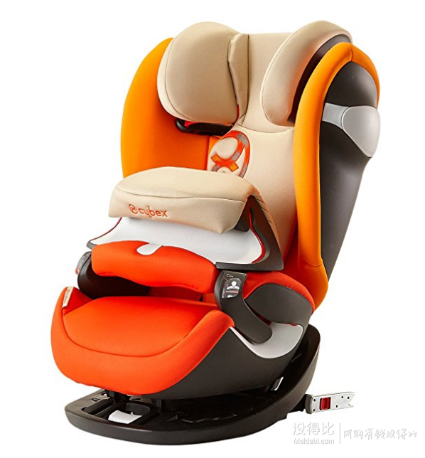 cybex 赛百适 pallas m-fix 儿童汽车安全座椅 热辣红