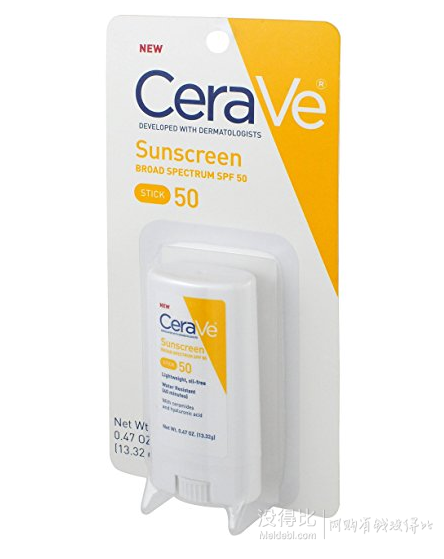 prime會(huì)員！CeraVe SPF 50 保濕防曬棒13.32g