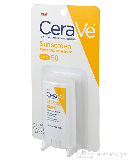 prime會(huì)員！CeraVe SPF 50 保濕防曬棒13.32g