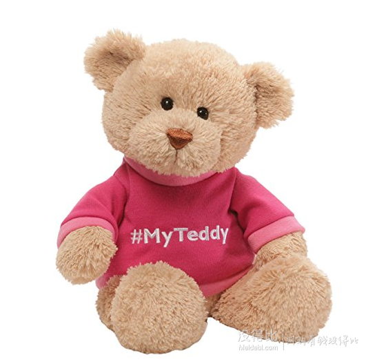 gund baby gund 穿衣小熊毛绒玩具 粉色t恤 12英寸(30cm)