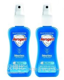 兩件裝！Aerogard 澳洲防蚊噴霧（無(wú)味）135ml