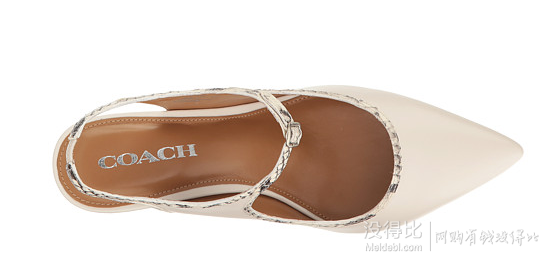 COACH蔻馳 Simonna  女士真皮高跟單鞋