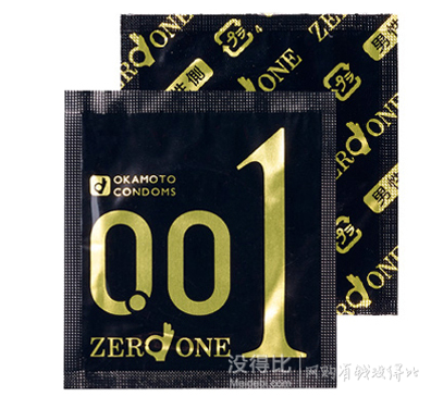 日本okamoto 冈本001 超薄安全套避孕套0.01mm 3只装