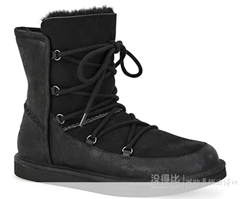 Ugg 女士 中筒系帶裝飾雪地靴 