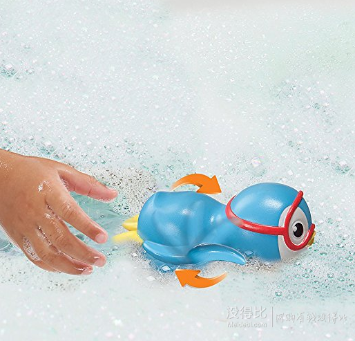 Munchkin 满趣健 游泳小企鹅 宝宝戏水玩具  26.4元（33元，2件8折）