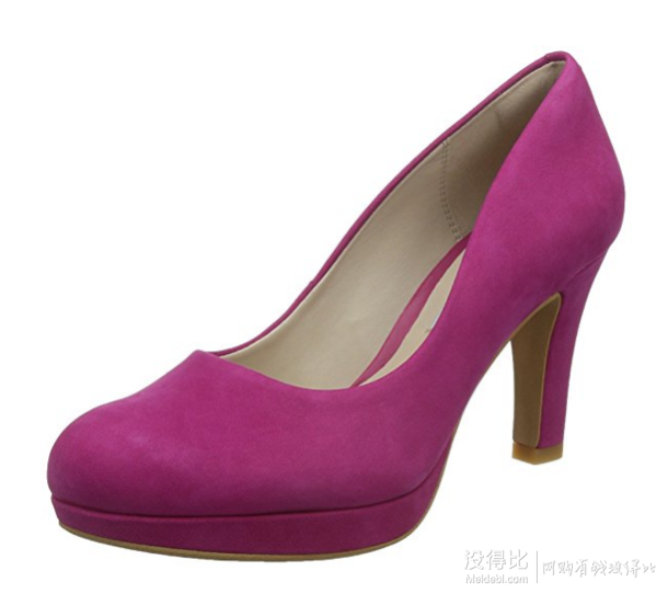 Prime會(huì)員！Clarks 其樂 Crisp Kendra 女士真皮高跟鞋 2色