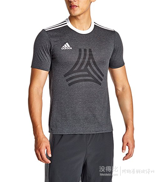 Prime會員！adidas阿迪達斯 男式足球短袖T恤TANCLOGOTEE