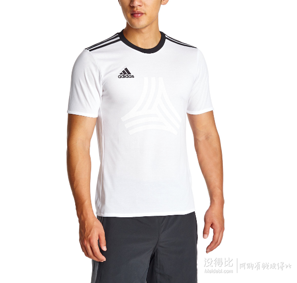 Prime會員！adidas阿迪達斯 男式足球短袖T恤TANCLOGOTEE