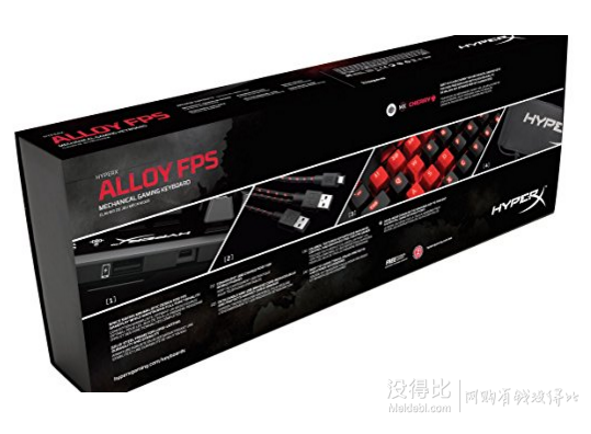 限Prime會員！HyperX Alloy FPS專用鍵帽Cherry MX 機械鍵盤 青軸