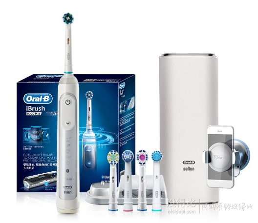 prime會員日！Oral-B 歐樂-B iBrush9000 Plus 3D藍牙 聲波電動牙刷    969元包郵