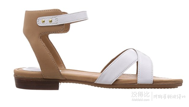 17年新款，Clarks 其樂 Viveca Zeal 女士真皮平底涼鞋 到手約￥301