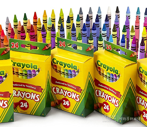 中亚Prime会员！Crayola绘儿乐 彩色蜡笔套装 24色*6盒