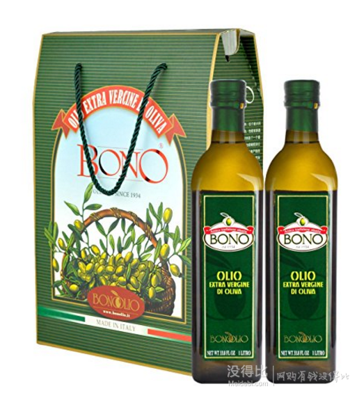 BONO 包锘 特级初榨橄榄油 1L*2礼盒装