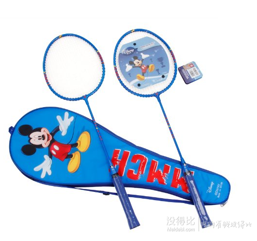 Disney 迪士尼 DDA21625 米奇儿童羽毛球拍 两只装