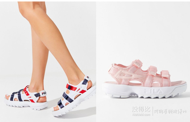 fila disruptor 女士运动凉鞋