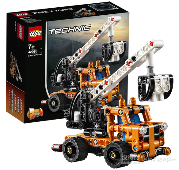 lego乐高 technic机械组系列 车载式吊车42088,71.4元