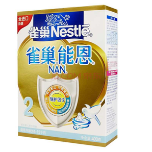 Nestle 雀巢 能恩较大婴儿及幼儿配方奶粉 2段 400克