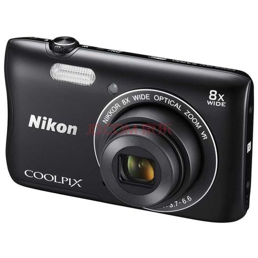 尼康(nikon) coolpix s3700 便携数码相机 黑色(2005万像素 2.