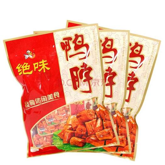 绝味湖南特产 招牌麻辣鸭脖200g*3袋 (新老包装交替发货) *5件 99.