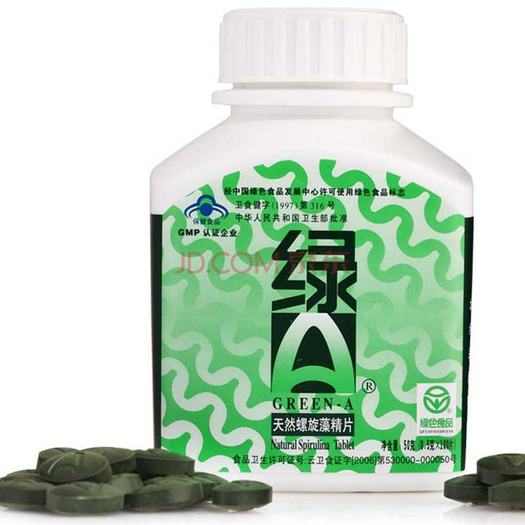 green a 绿a 天然螺旋藻精片 0.5g*100粒