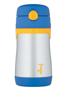 Thermos 膳魔師 Foogo 寶寶第三階段 不銹鋼吸管防漏保溫杯 330ml