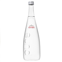 法国进口依云evian矿泉水750ML\/瓶(玻璃瓶)-某