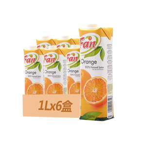 果芬 橙汁/葡萄汁/热带果汁 1L*6盒