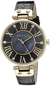 Anne Klein AK/1396BMBK女士羅馬數(shù)字時裝表