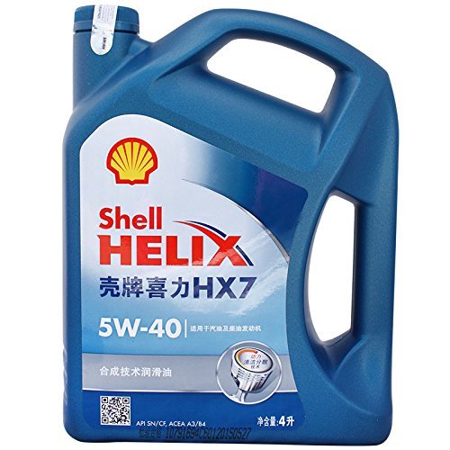 shell壳牌蓝喜力hx7合成技术润滑油 5w-40 4l装