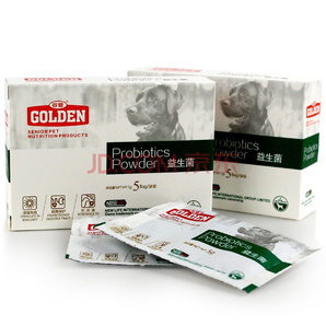 GOLDEN 谷登 益生菌 犬猫通用型 5g*5包/盒  折26.3元 （可满99-20）