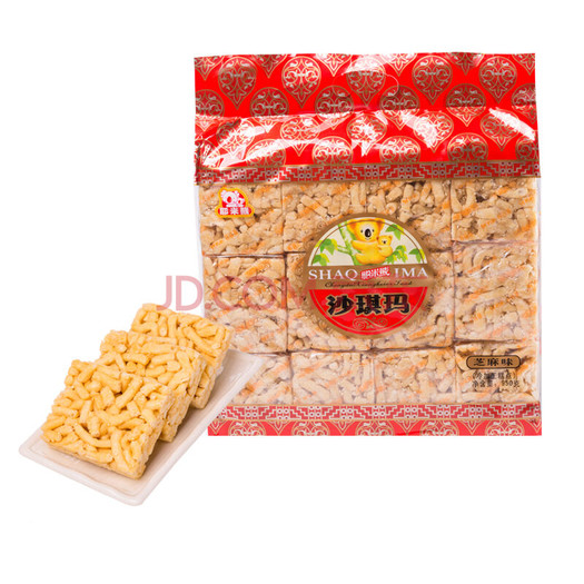 耶米熊 沙琪玛芝麻味 950g 8.6元(29.8元,买一赠一叠加99-40)