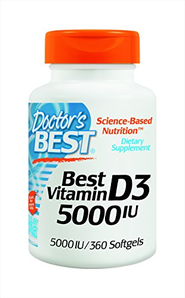 Doctor's Best 維生素 D3 5000iu  360粒