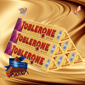 Toblerone 瑞士三角 牛奶/黑/白巧克力 100g*6支