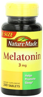 延缓衰老!Nature Made 褪黑色素片 3mg*240粒