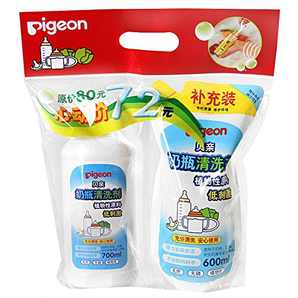 PIGEON 貝親 奶瓶 PL156 清洗劑補(bǔ)充套裝 （700ml+600ml）