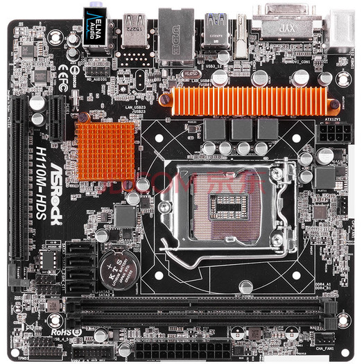 asrock华擎h110mhds主板intelh110lga1151369元包邮